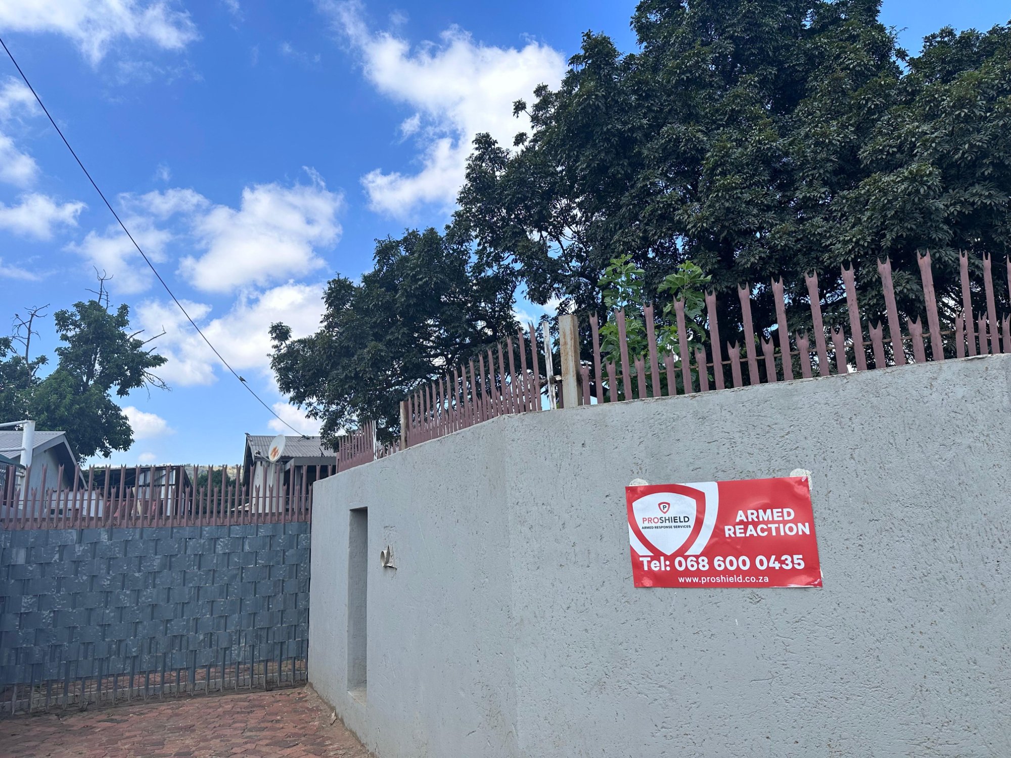 Spacious secure paved brick driveway and parking at Dream and Drift Pretoria West